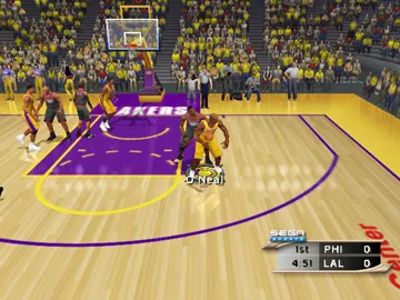 NBA 2K2 (USA) screen shot game playing